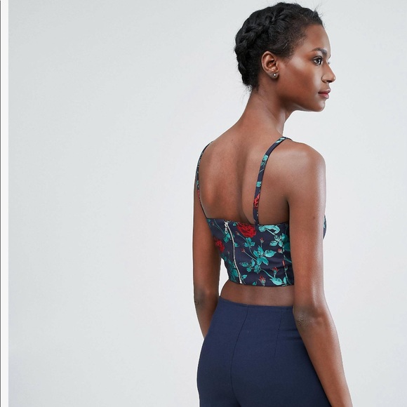 Endless Rose Jacquard Crop Top - Picture 4 of 5